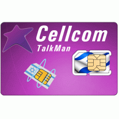 Cellcom Israel Prepaid SIM Card